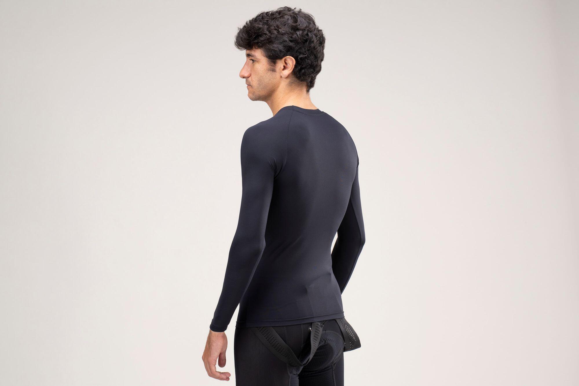 Sous-Maillot Manches Longues Unisexe LeBram Training Noir 3/7