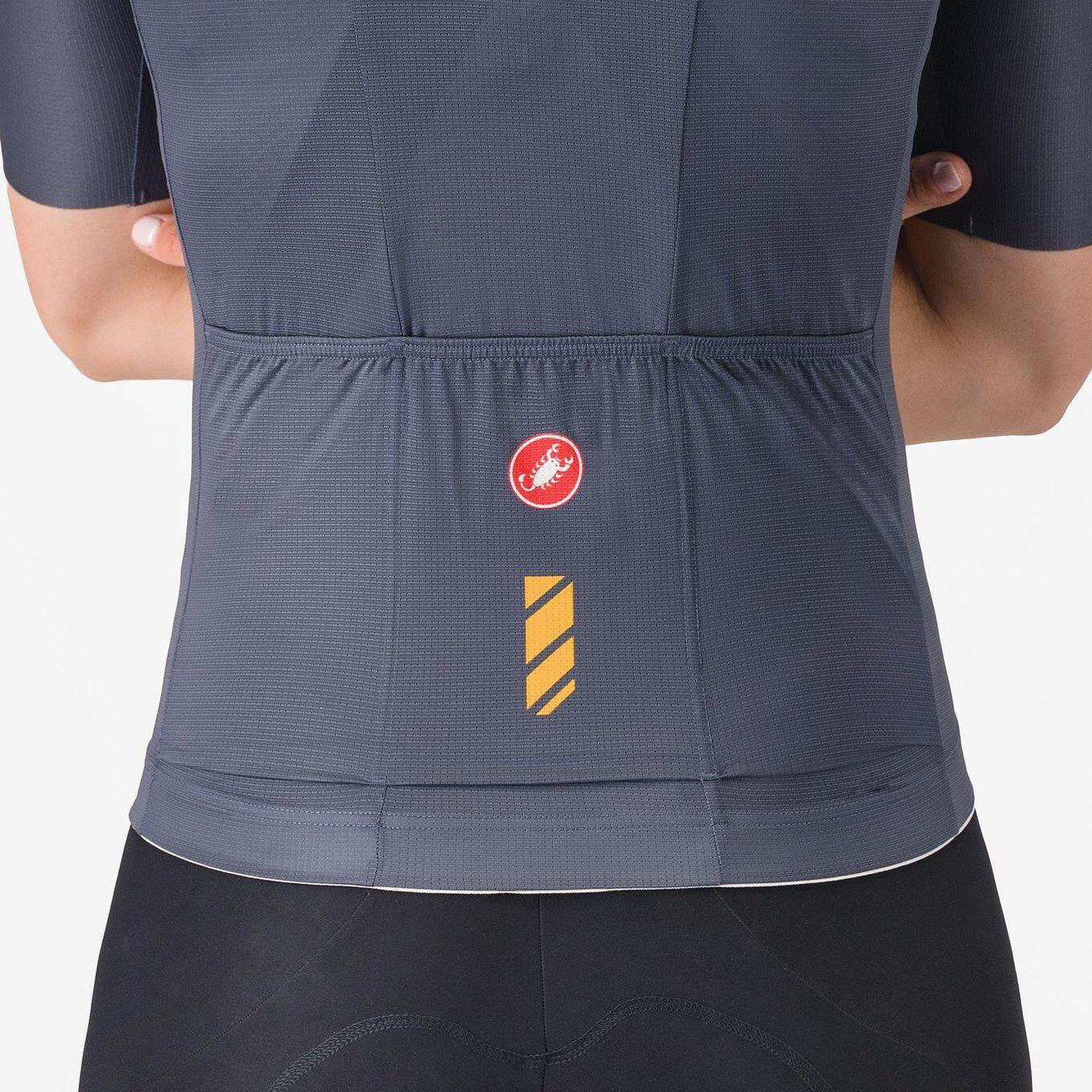Maillot à Manches Courtes Unlimited Femme Bleu 3/4