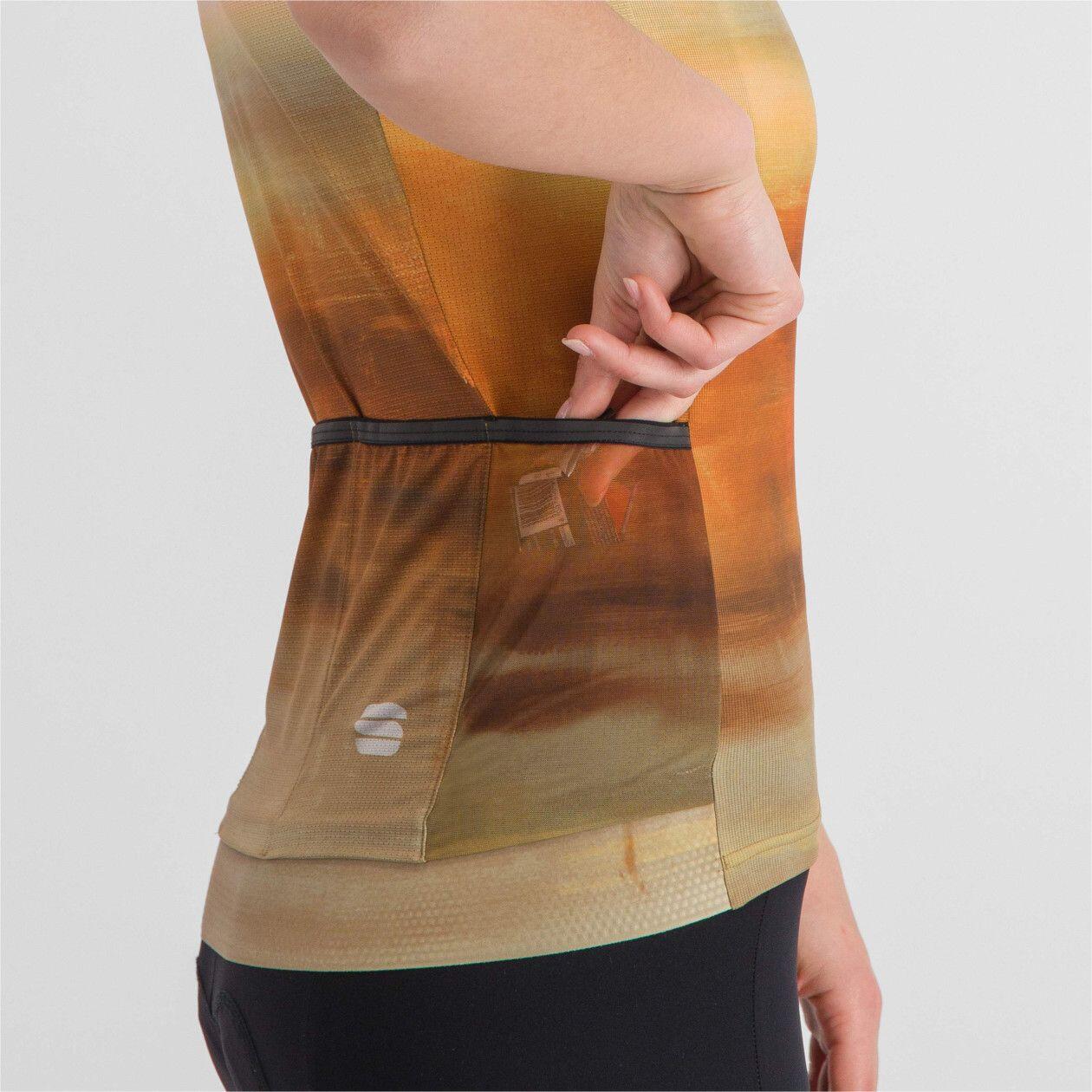 Maglia da donna a maniche corte Sportful Flow Supergiara Beige 5/5