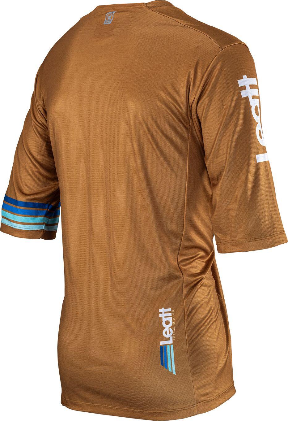 Maglia Leatt Enduro 3.0 a maniche corte marrone 4/6