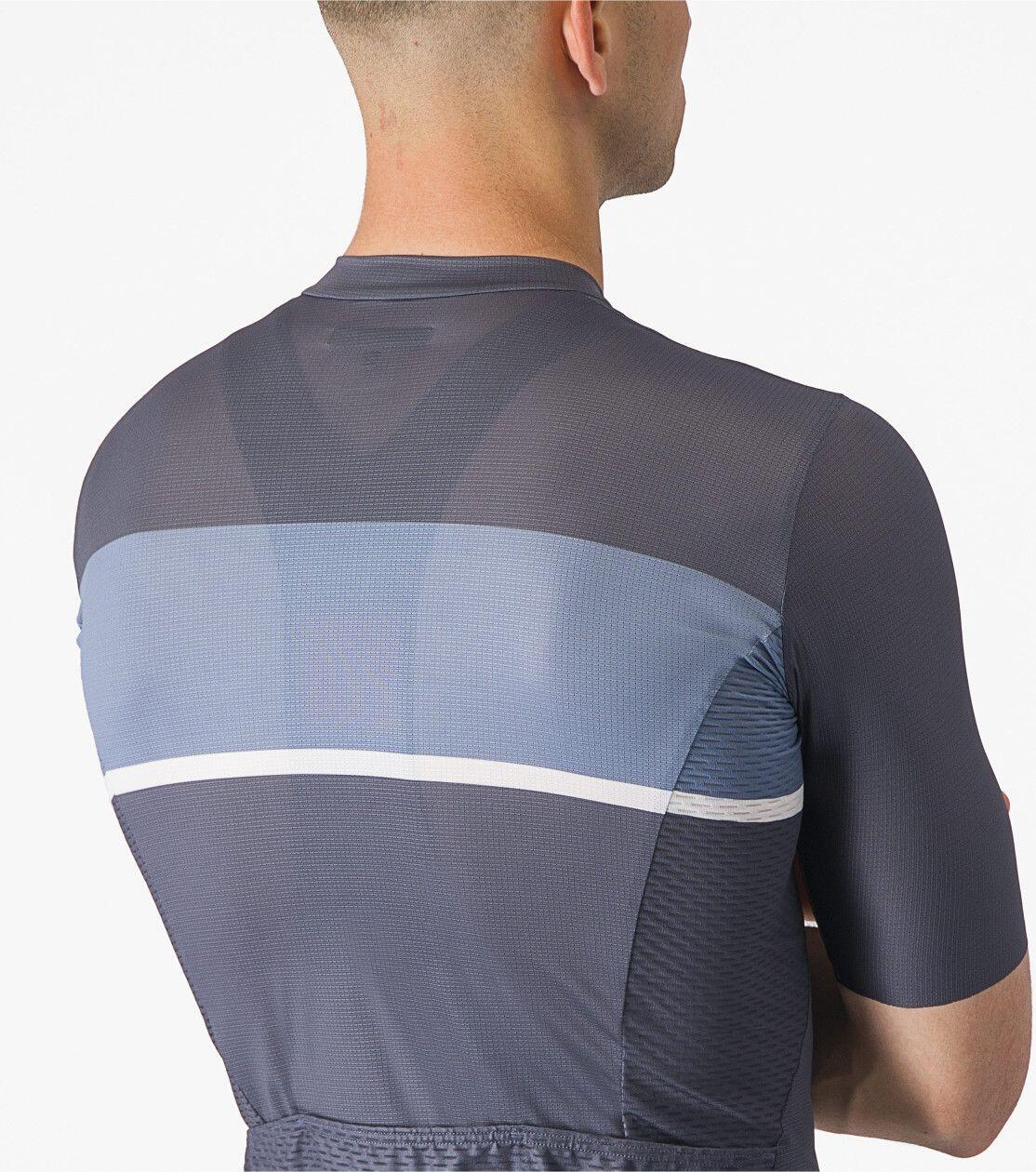 Castelli Tradizione Kurzarm Trikot Blau/Grau 5/7