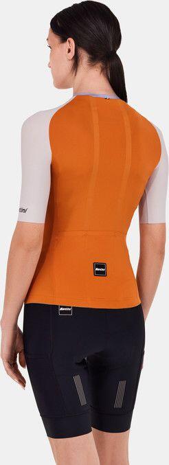 Santini Pelle Maglia a maniche corte unisex arancione 4/5