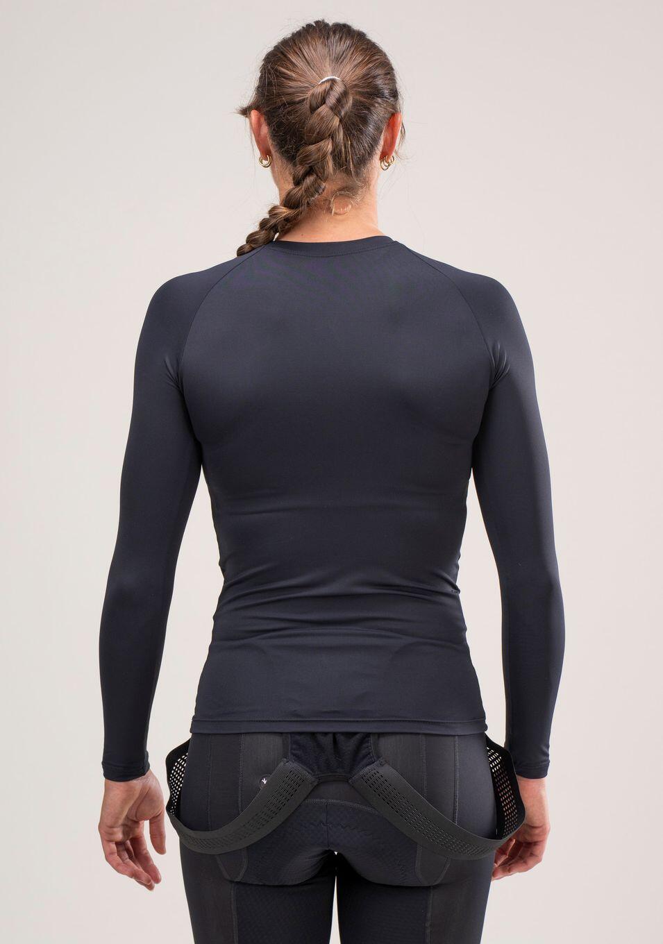 Sous-Maillot Manches Longues Unisexe LeBram Training Noir 5/7