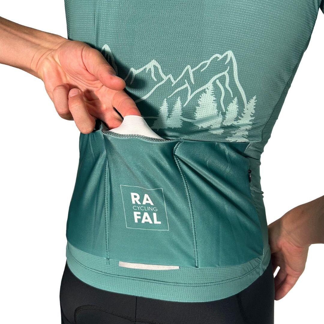 Maillot Manches Courtes Rafal Horizon Vert 6/7