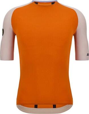 Santini pelle oranje unisex trui met korte mouwen