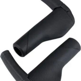 Pair of BBB KingComfort Ergonomic Grips with bar-end Black