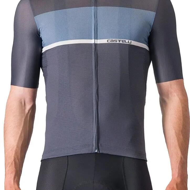 Castelli Tradizione short sleeve jersey Blue/Grey