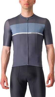 Castelli tradizione jersey met korte mouwen blauw/grijs