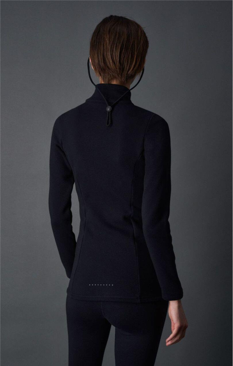 Champion C‑Tech Dames Full-Zip Sweatshirt Zwart 2/5