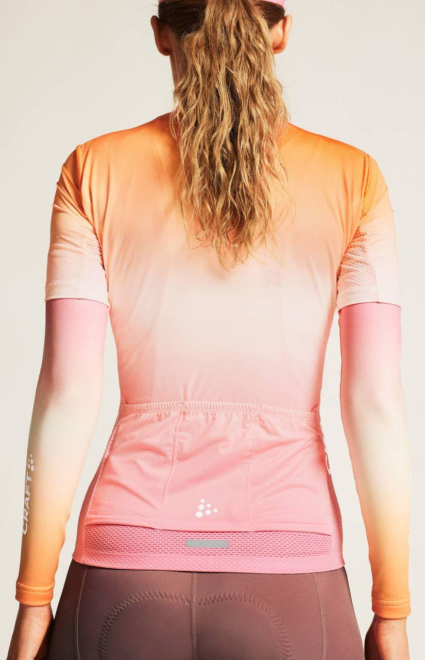 Maglia a maniche corte Craft ADV Endur Graphic Rosa/Arancione Donna 4/7