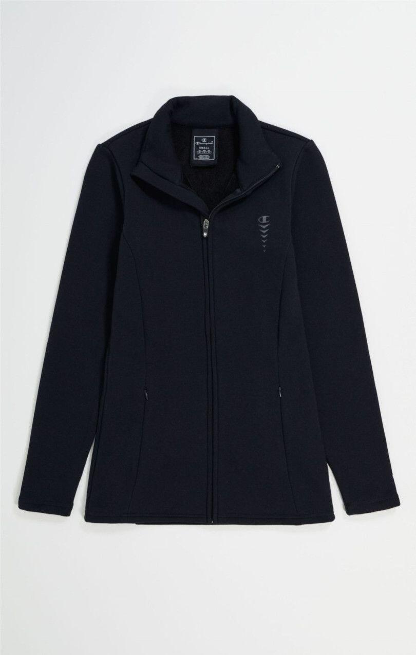 Champion C‑Tech Dames Full-Zip Sweatshirt Zwart 5/5