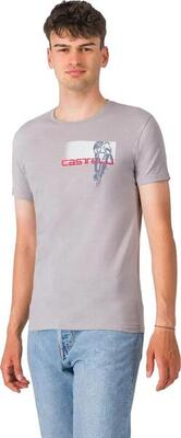 Castelli veloce heren t-shirt grijs