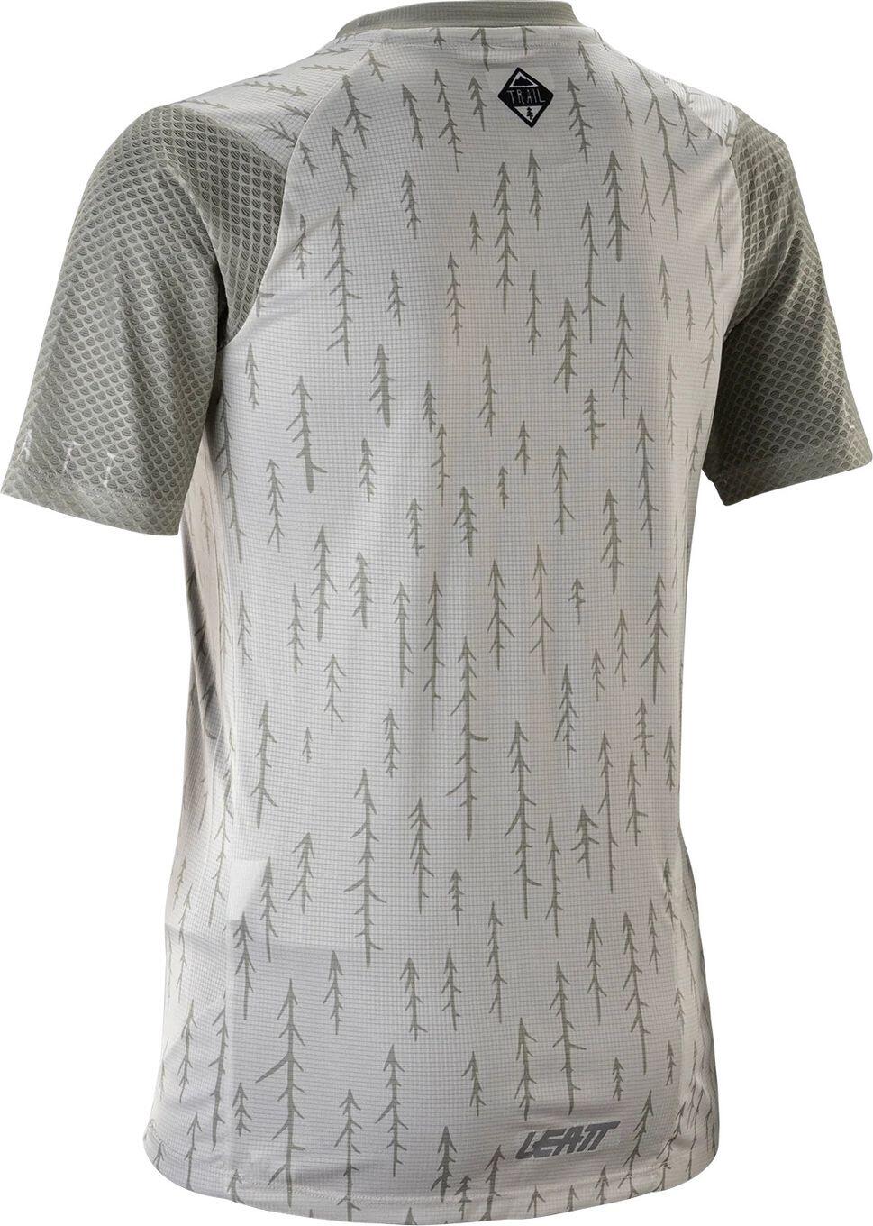 Maillot Manches Courtes Leatt Trail 3.0 Blanc Femme 2/4