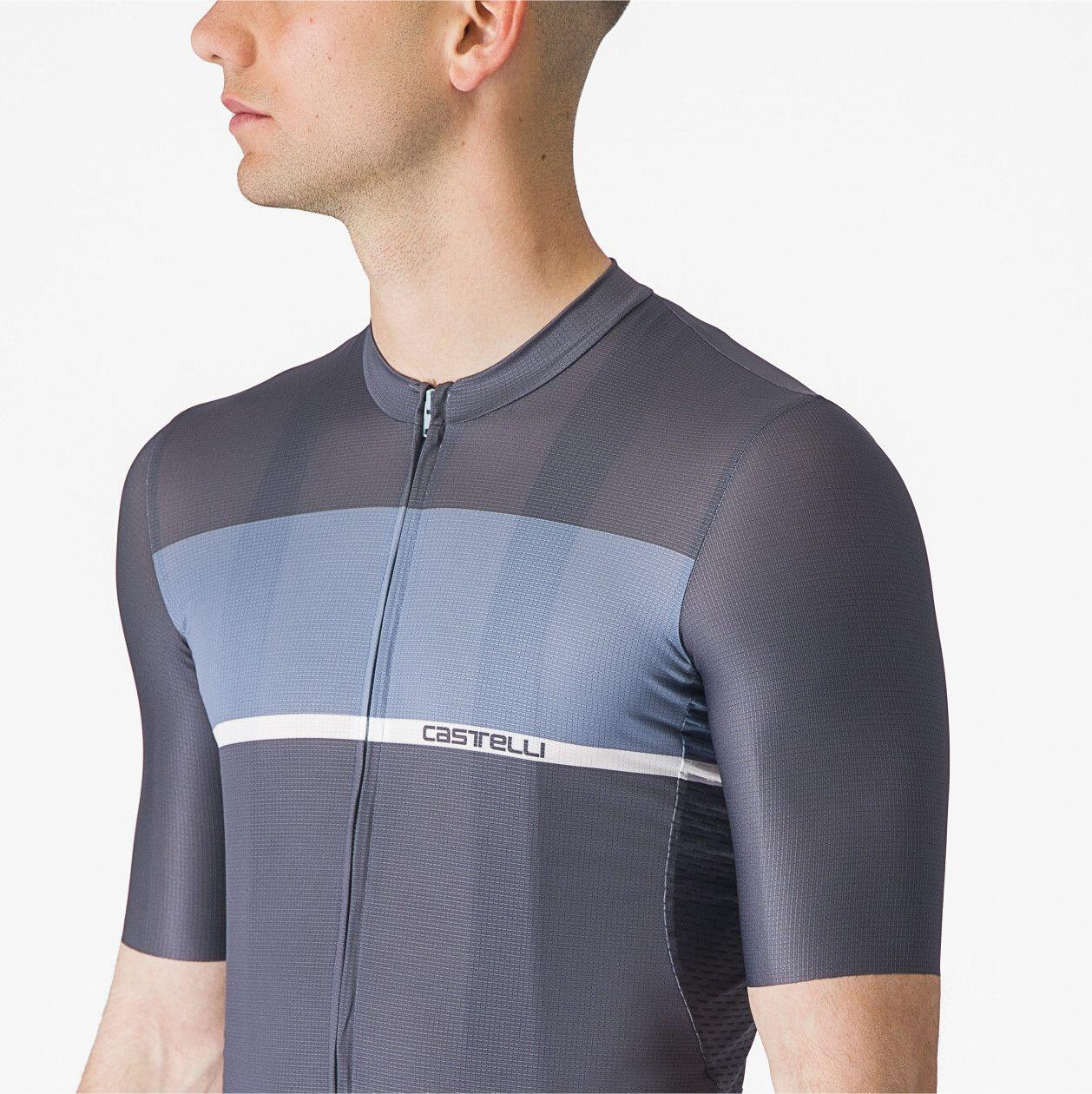 Castelli Tradizione Kurzarm Trikot Blau/Grau 6/7