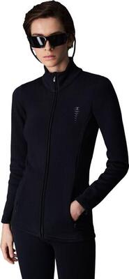 Felpa donna Champion C-Tech full zip nera