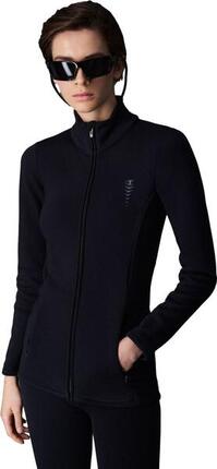 Champion C-Tech Damen-Sweatshirt mit Reißverschluss, Schwarz