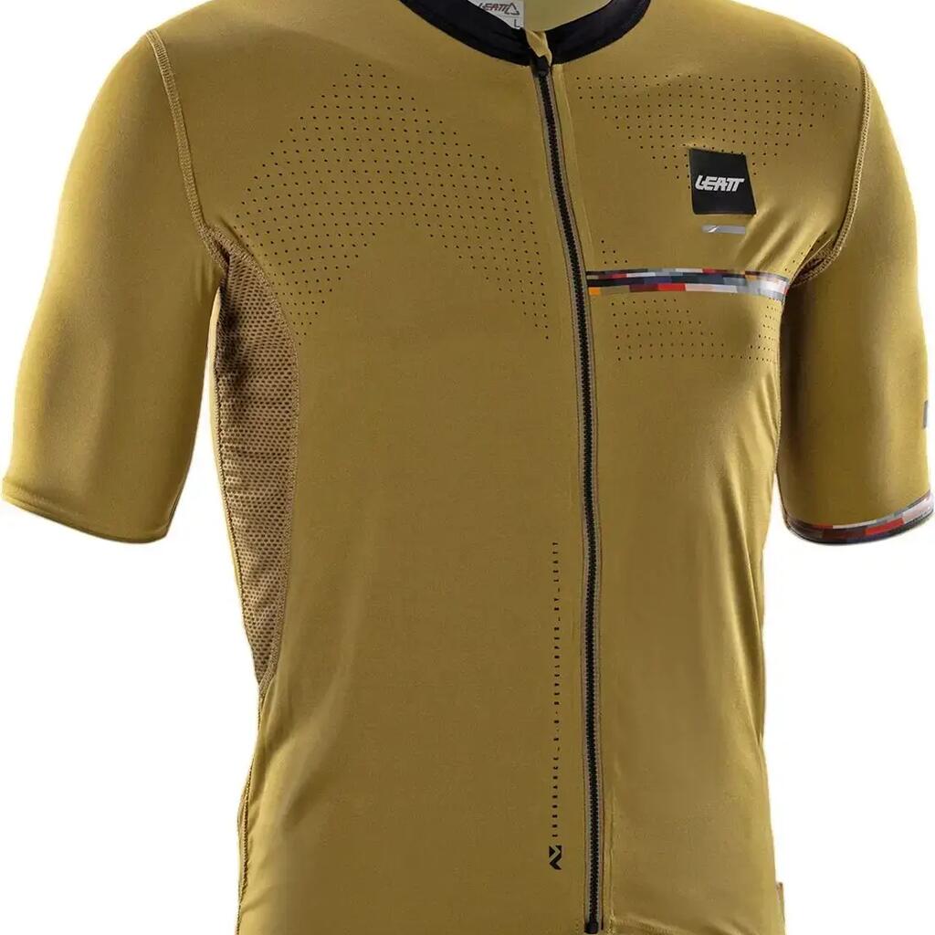 Men's Leatt Endurance 5.0 Cargo Brown Short Sleeve Jersey