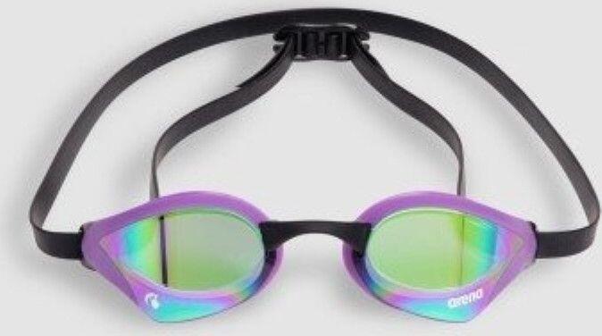 Lunettes de natation verres miroirs Arena Cobra Core Swipe Mirror Emerald/Plum/B 2/7