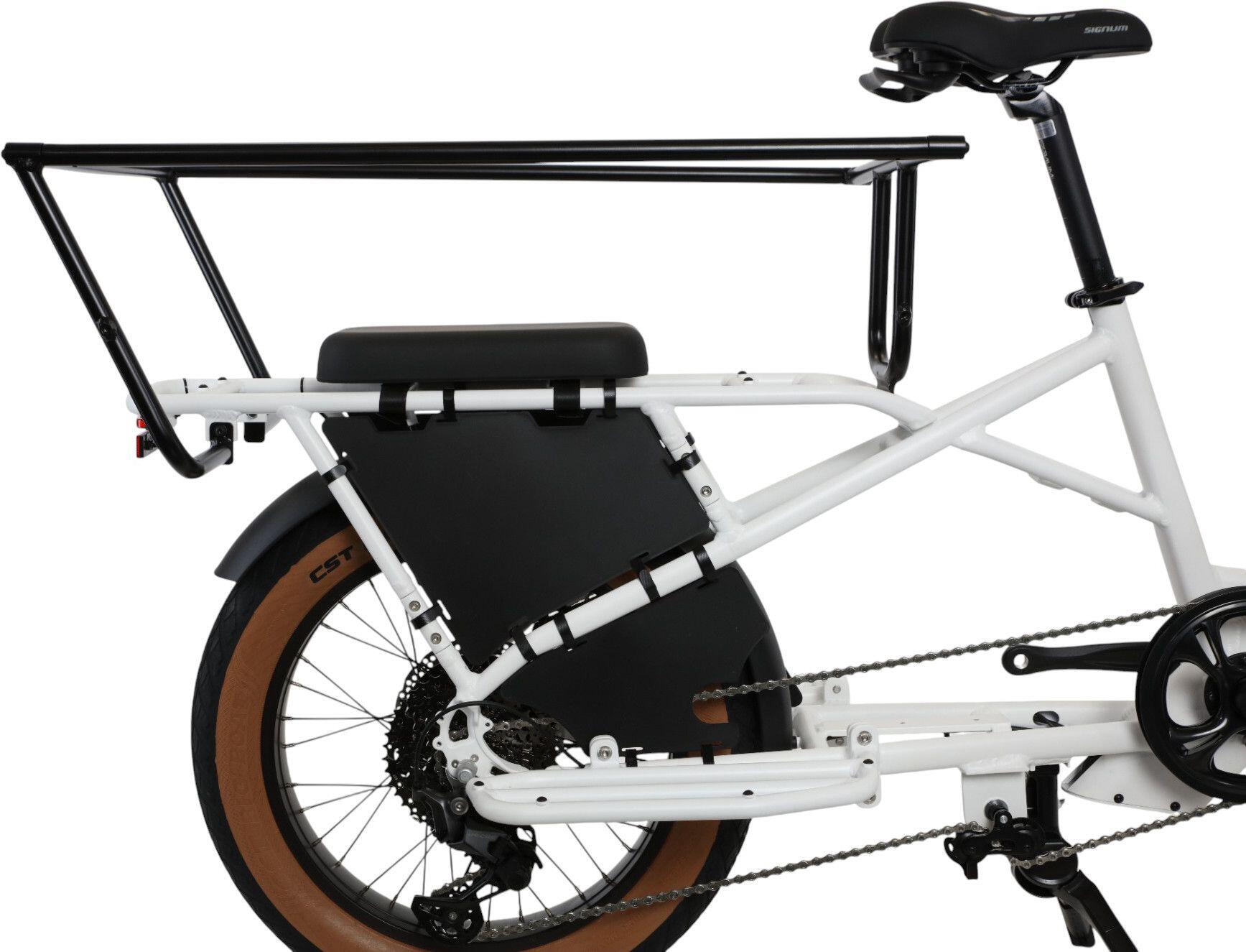 Bicyklet Elektrische Longtail Cargo Bike Shimano Deore 10S 670 Wh 20'' Wit 6/7