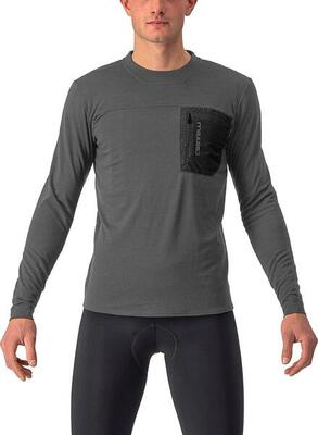 Castelli Unlimited Merino Long Sleeve Jersey Black/Grey