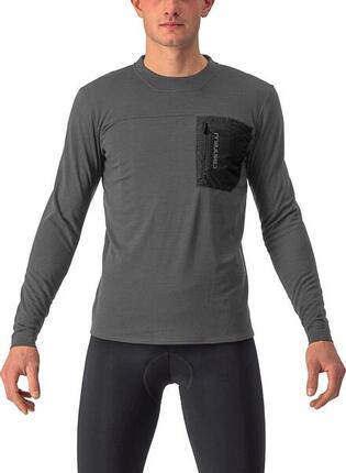 Castelli Unlimited Merino Langarmtrikot Schwarz/Grau