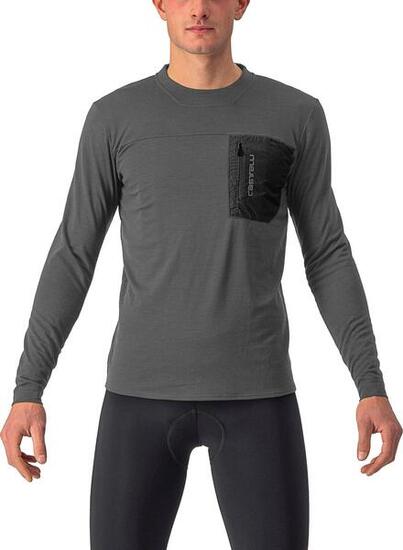 Castelli Unlimited Merino Long Sleeve Jersey Black/Grey