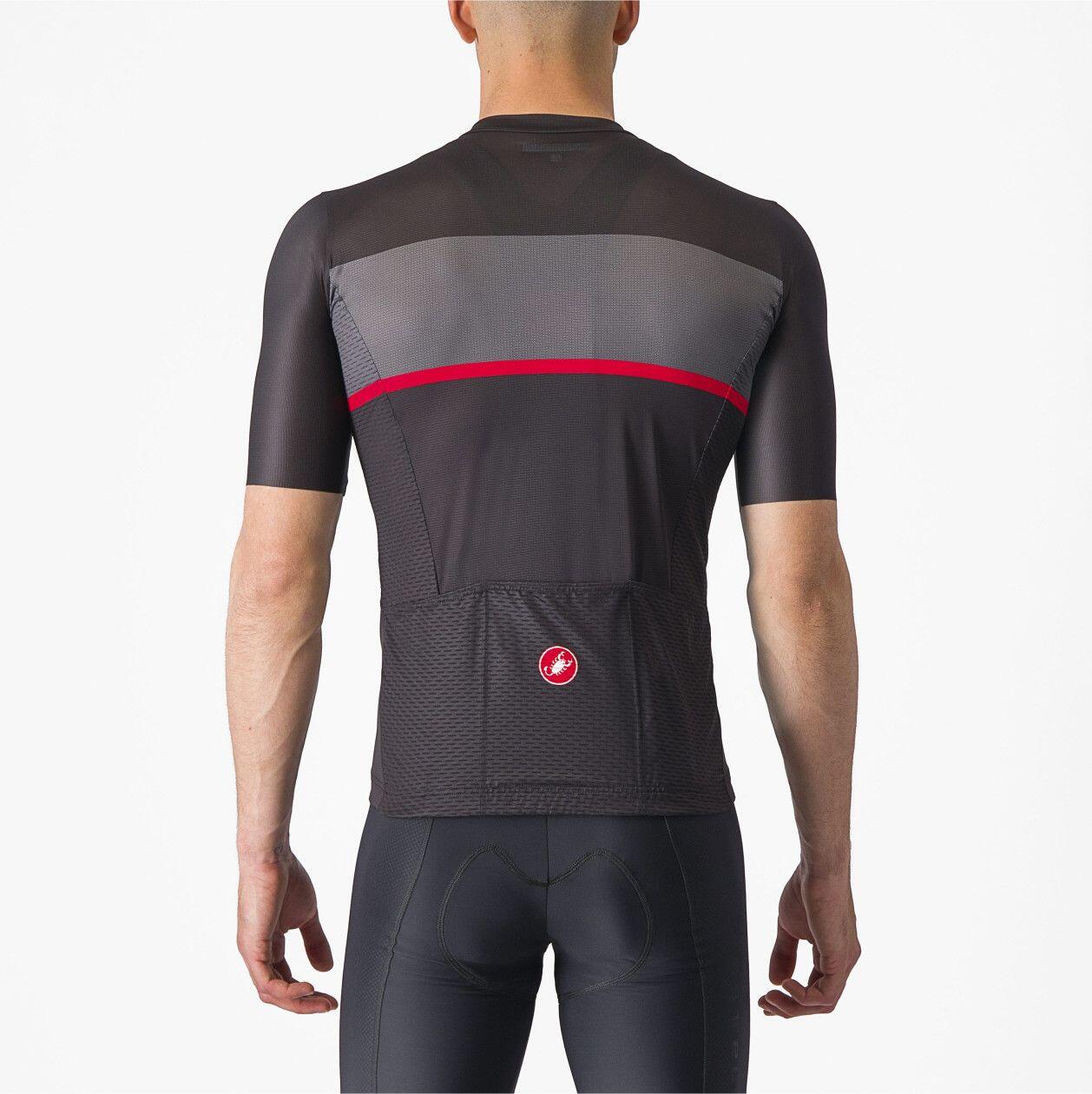 Maillot de manga corta Castelli Tradizione Gris/Rojo 2/7