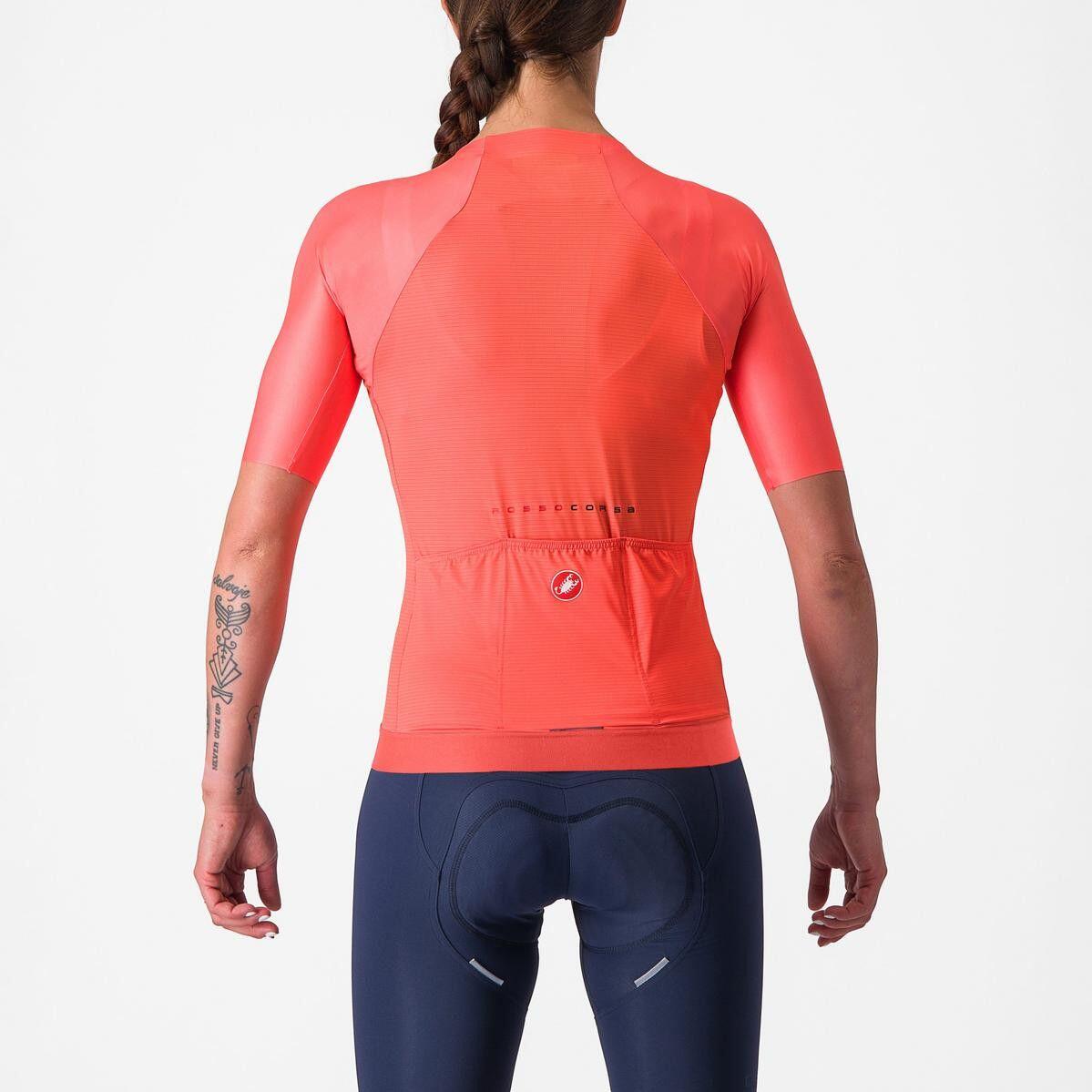 Castelli Aero Pro 7.0 Rosa Kurzarmtrikot für Frauen 2/6