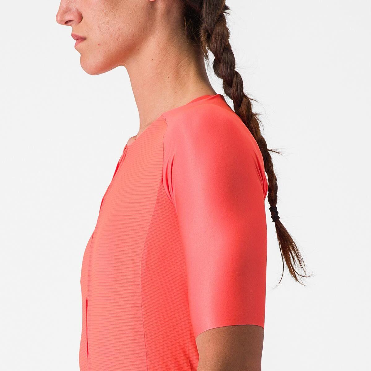 Castelli Aero Pro 7.0 Rosa Kurzarmtrikot für Frauen 5/6