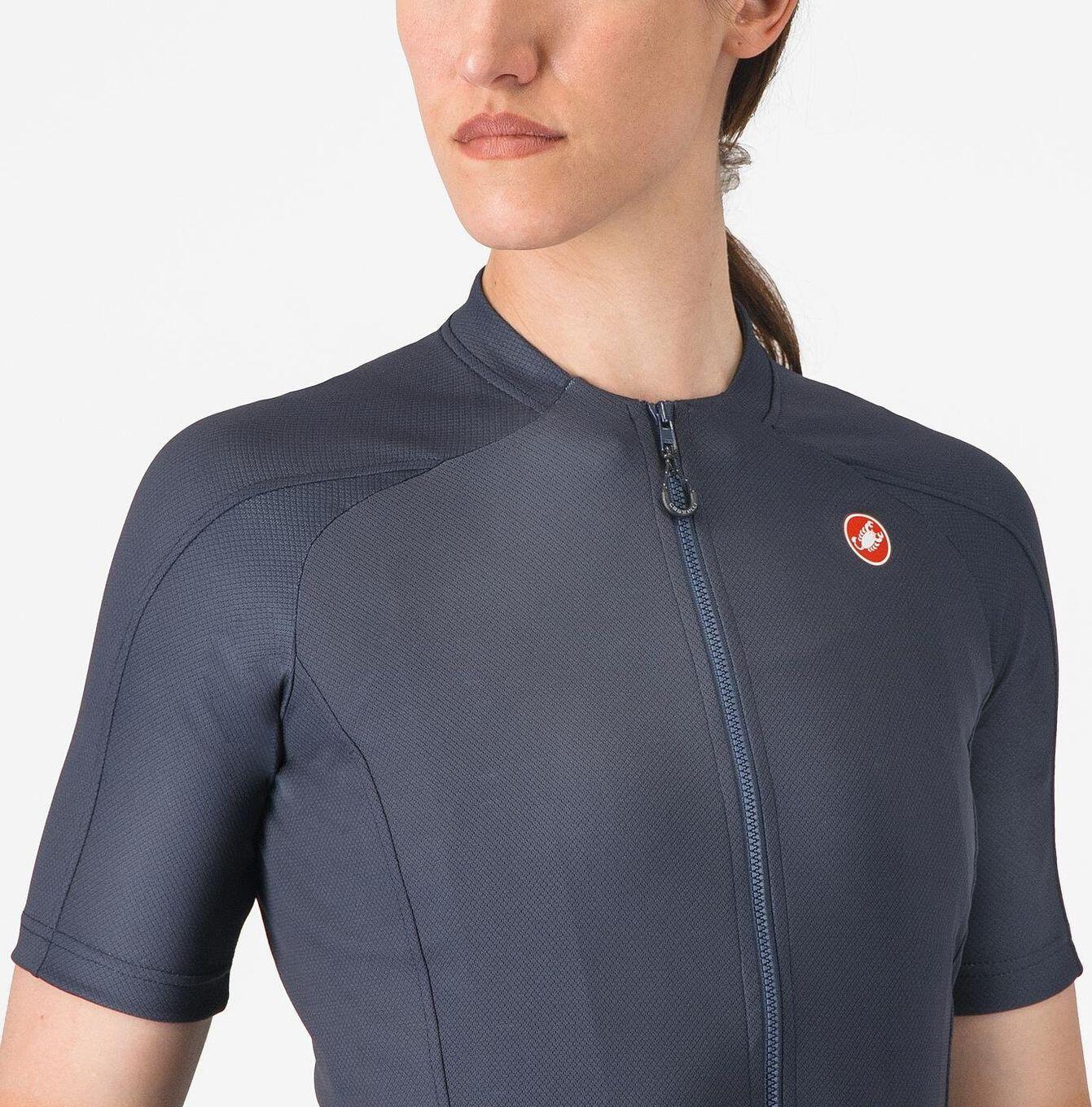 Castelli Libera 2 Women's Short-Sleeved Jersey Blue 4/4