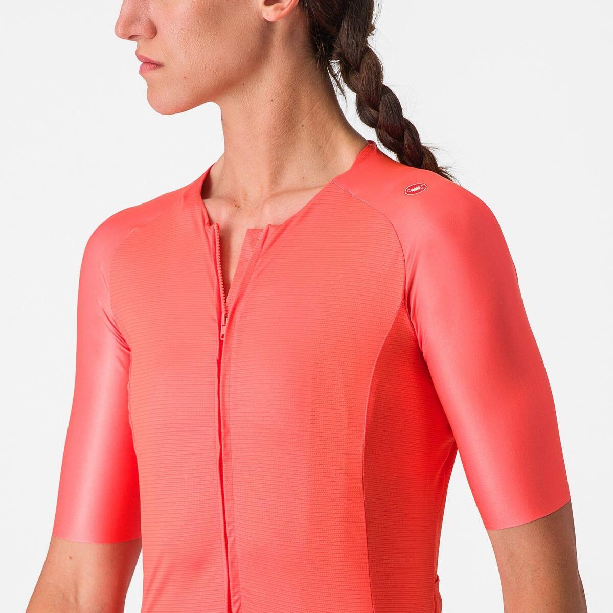 Castelli Aero Pro 7.0 Rosa Kurzarmtrikot für Frauen 4/6