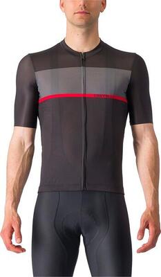 Maglia a maniche corte Castelli Tradizione Grigio/Rosso
