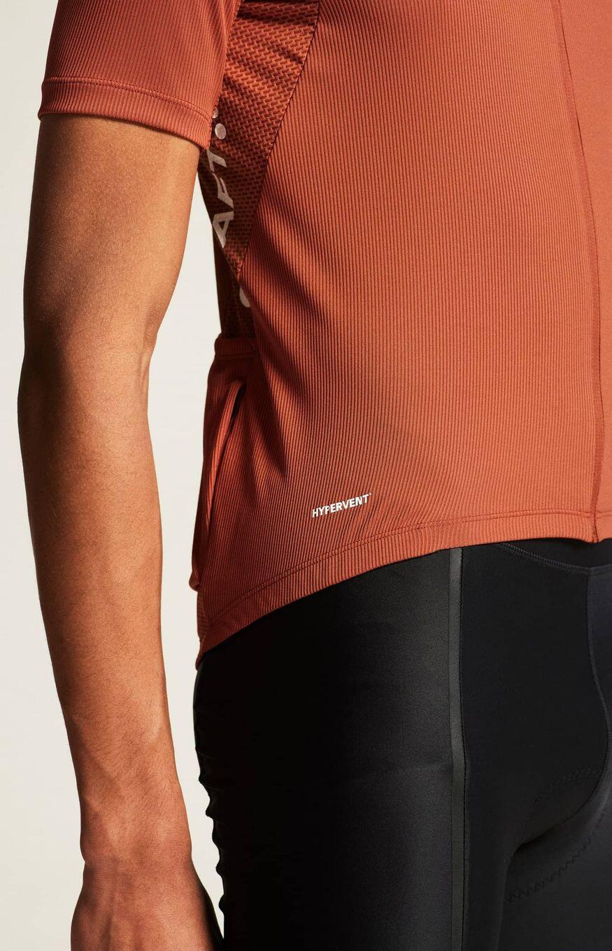 Camisola de ciclismo de manga curta Craft ADV Endur Red para homem 3/7