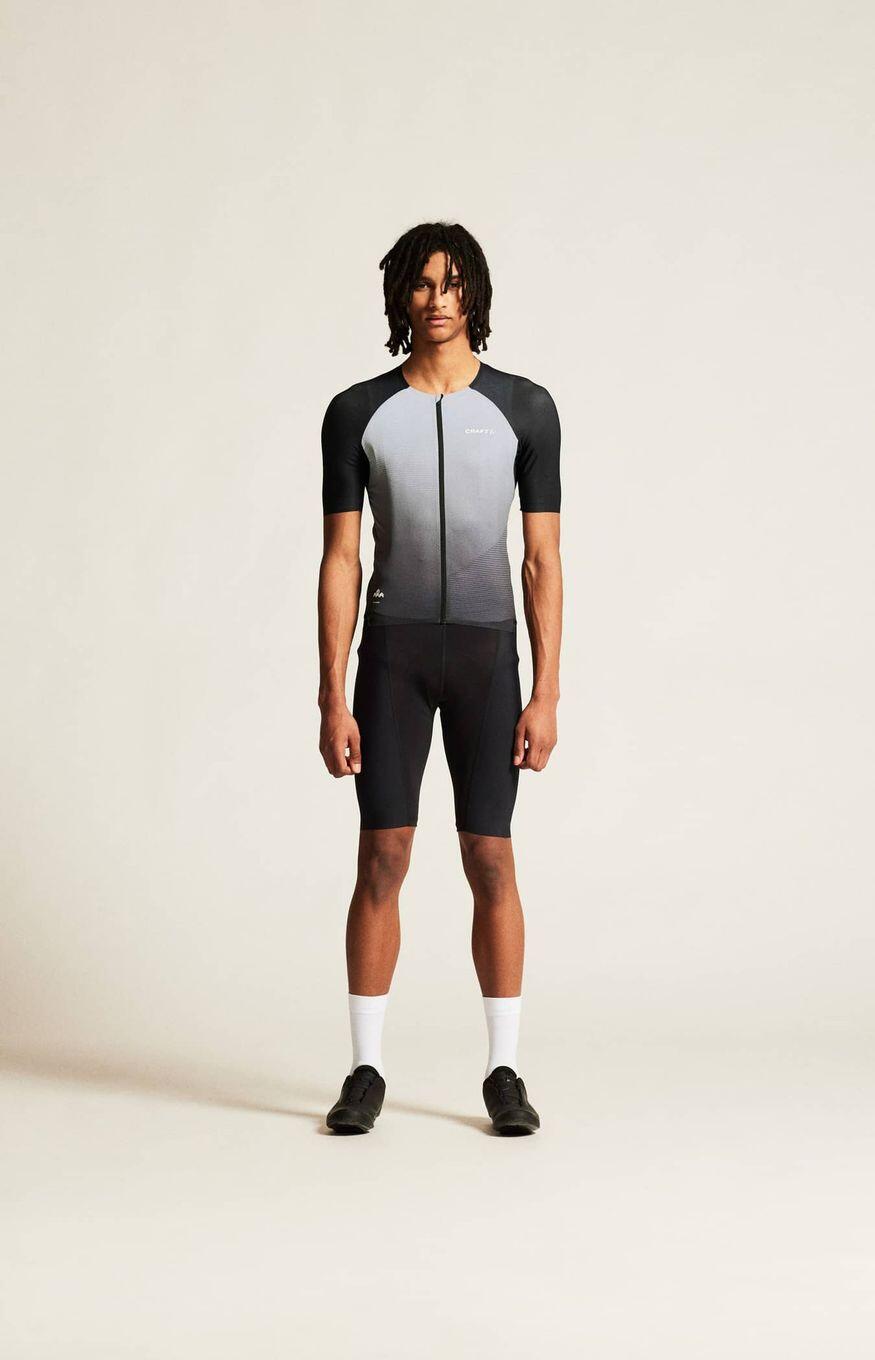 Maillot vélo à manches courtes Craft Pro Aerolight Noir/Gris Homme 5/7
