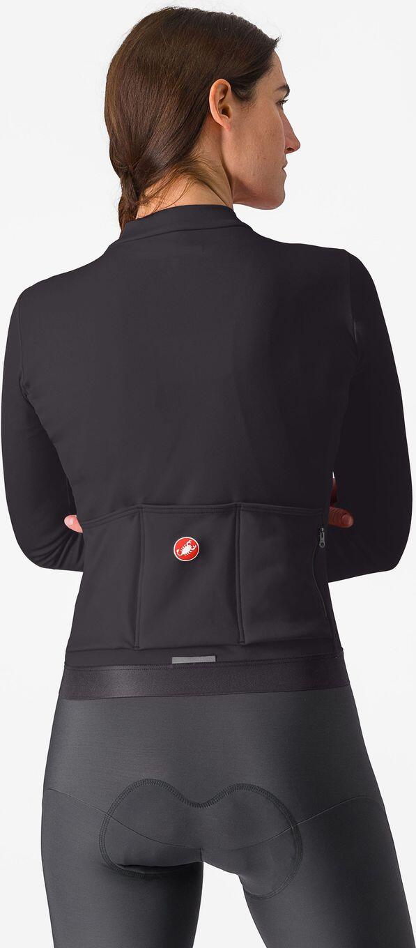 Maillot Manches Longues Femme Castelli Espresso Thermal Noir 2/2