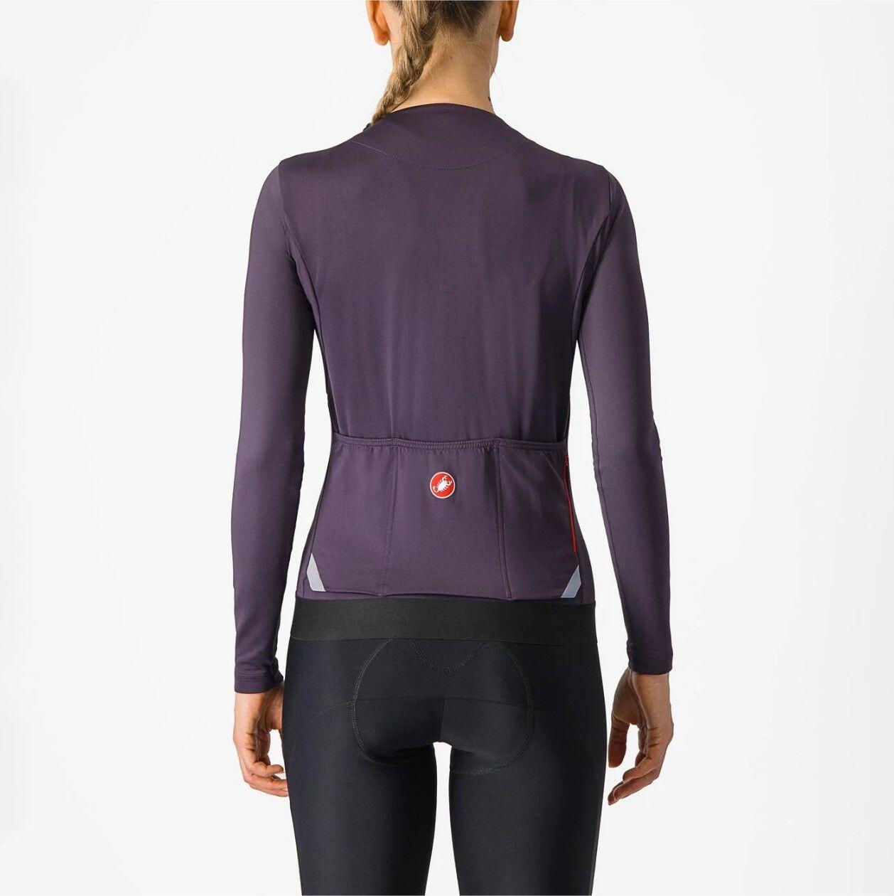Maglia Fly LS donna a manica lunga viola 2/4