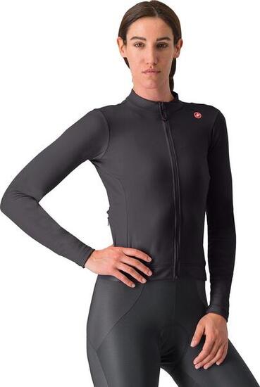 Maglia termica Castelli Espresso da donna a manica lunga nera
