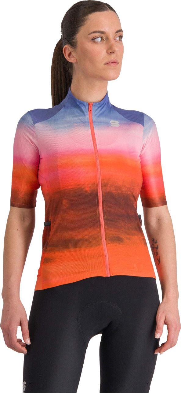 Maillot de manga corta para mujer Sportful Flow Supergiara Coral 1/6