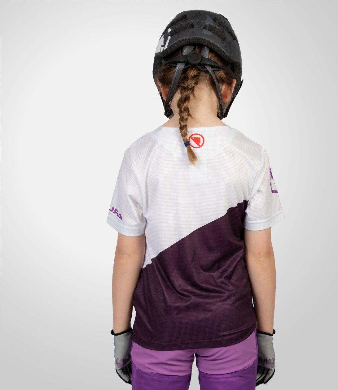 T-Shirt Enfant Endura SingleTrack Core Violet 3/5