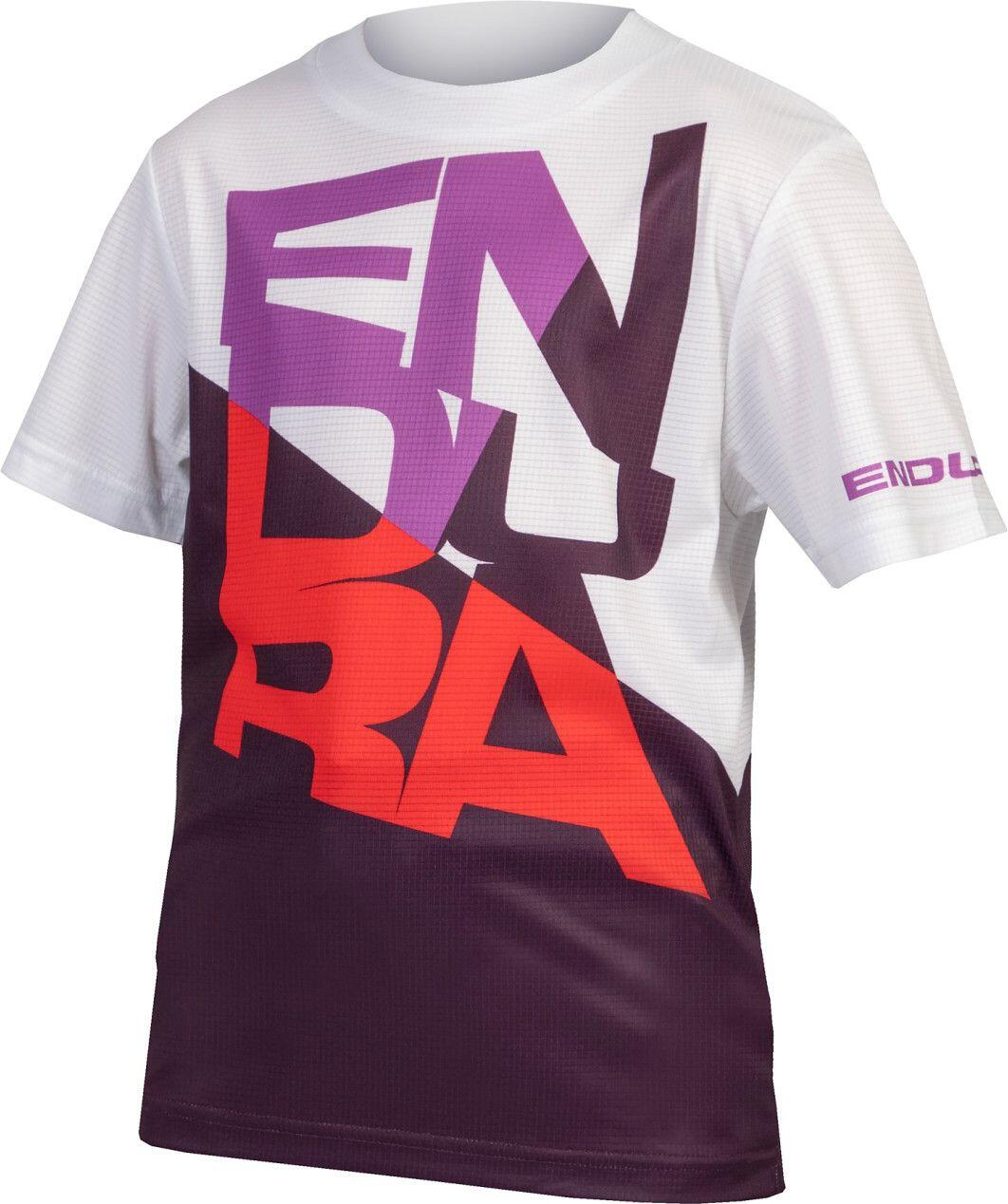 T-Shirt Enfant Endura SingleTrack Core Violet 1/5