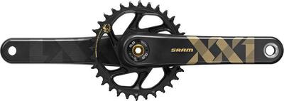 Sram xx1 eagle dub boost direct mount crankset 34t (bb niet inbegrepen) - goud