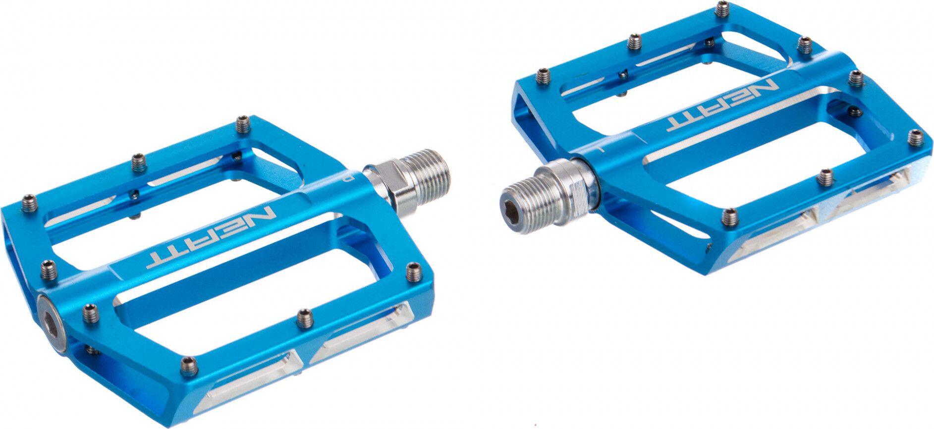 Paire de Pédales Plates Neatt Attack V2 8 Picots Bleu 3/6