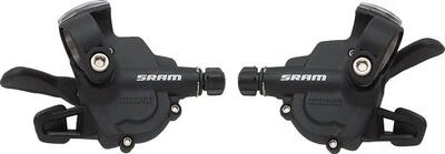 Sram x4 3x8v trigger set (met versnellingsindicator)