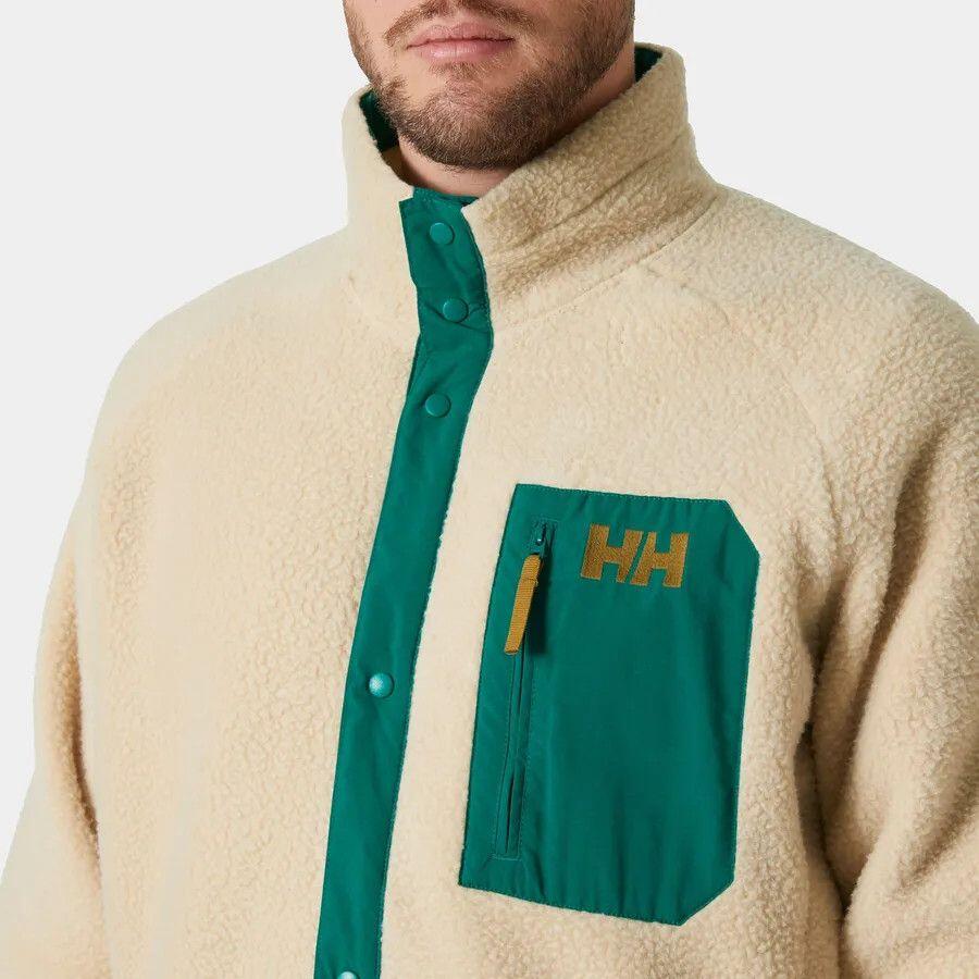 Veste Polaire Homme Helly Hansen Panorama Pile Snap Beige 3/7