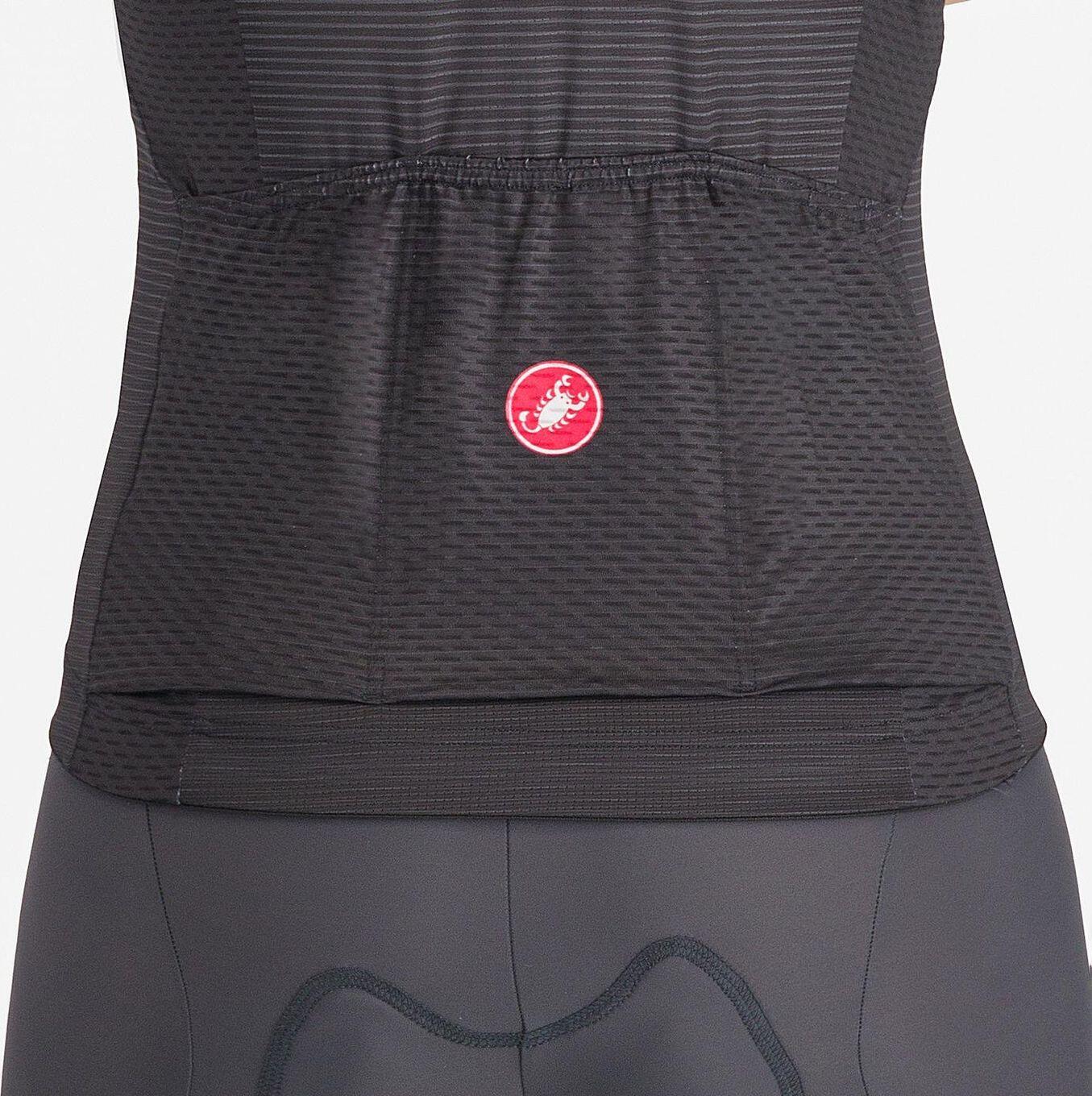 Castelli Elegante Women's Short Sleeved Jersey Black Grey 3/3