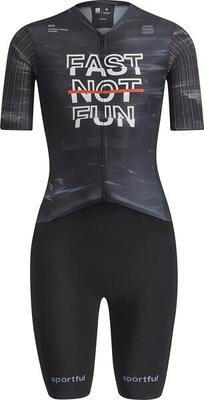 Heren fietspak sportful fast not fun zwart
