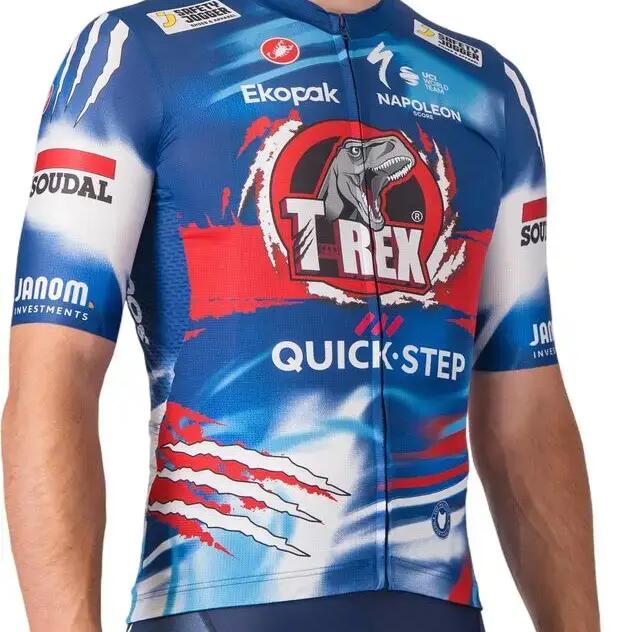 Castelli Competizione 3 Short-Sleeve Jersey – Soudal Quickstep T-Rex Vuelta 2025