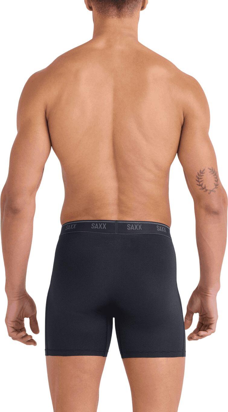 Boxer Saxx Quest Quick-Dry Mesh Noir 3/4