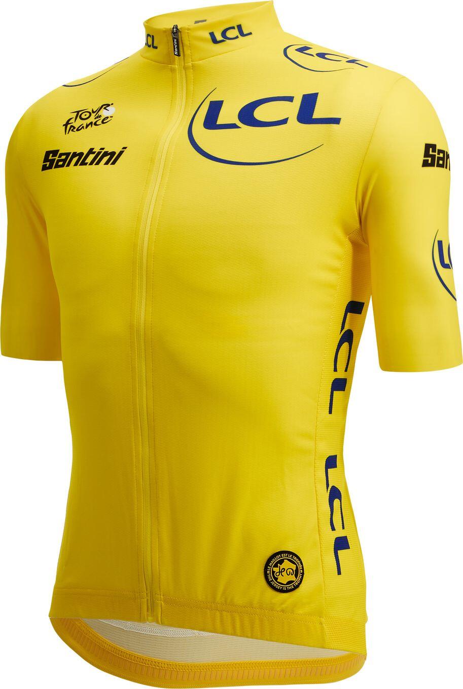 Camisola de manga curta Santini Maillot Jaune - Leader Tour de France 2025 2/3