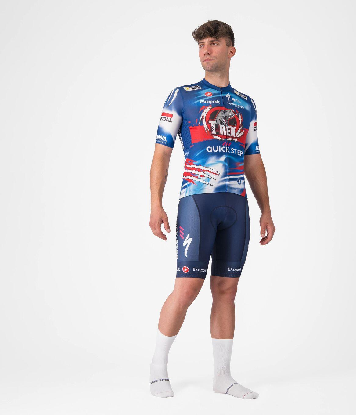 Castelli Competizione 3 Kurzarmtrikot Soudal Quickstep T-Rex Vuelta 2025 6/6